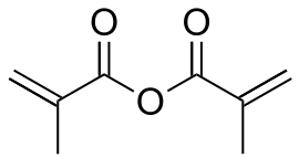 甲基丙烯酸酐分子結構式